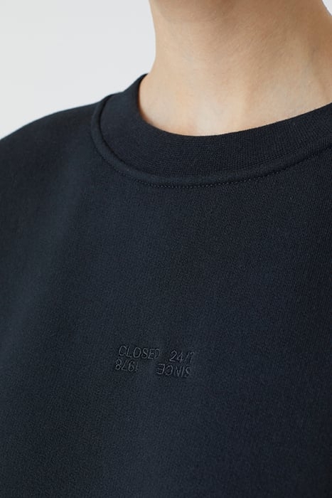 OVERSIZE CREW T-SHIRTS BLACK 7
