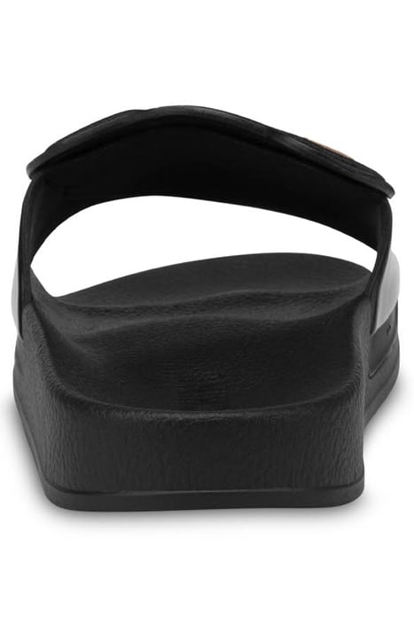 POOL SLIDES TEDDY BEAR BLACK 3