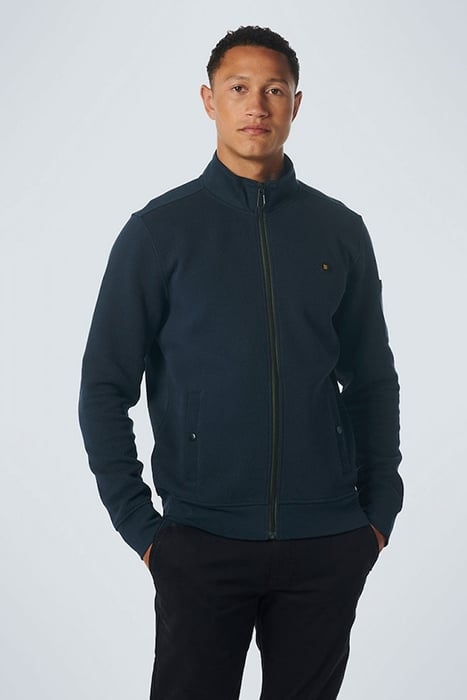 SWEATER FULL ZIPPER DOUBLE LAYER JACQUARD STRETCH NIGHT 1