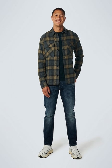 OVERSHIRT BUTTON CLOSURE CHECK ARMY 3