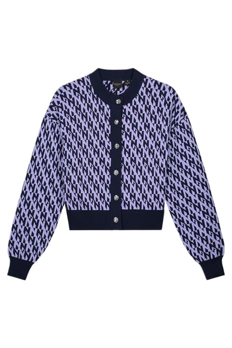 TWIGGY CARDIGAN VIOLET 2
