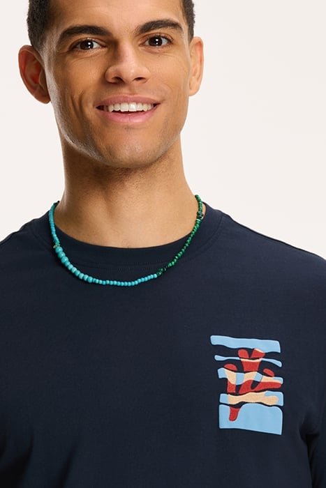 MEN CORAL CHEST T-SHIRT DARK NAVY 5
