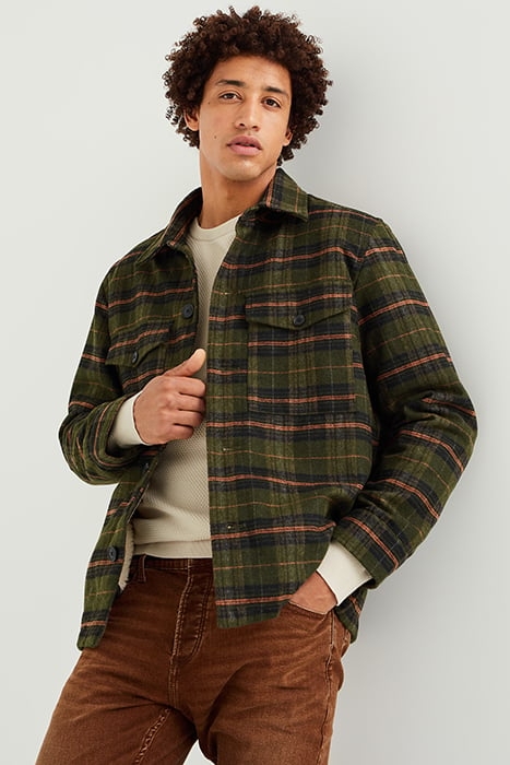 JACKET LONG LENGTH OLIVE GREEN 5