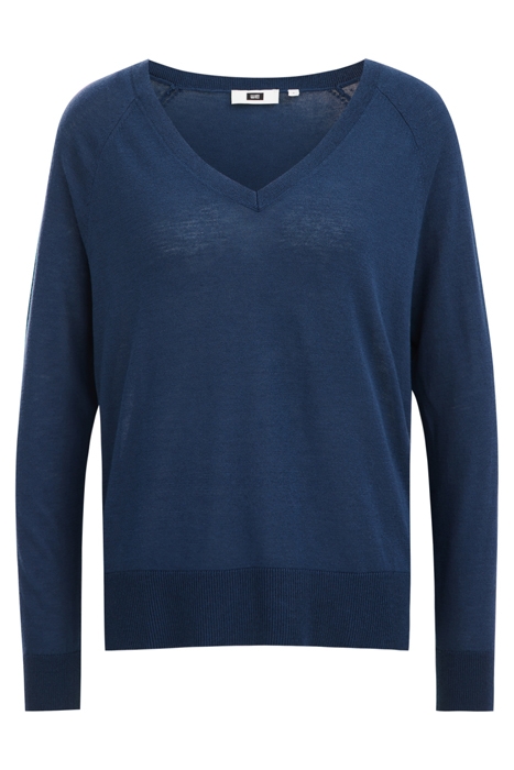 KNITTED PULLOVER DARK BLUE 4