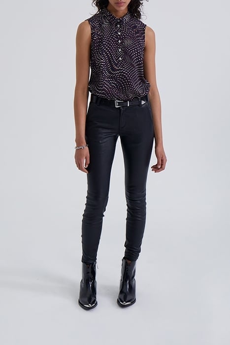 GARNET PSYCHEDELIC PRINT TOP 3