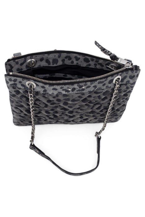 GREY LEOPARD 1440 REPORTER CLUTCH BAG 4