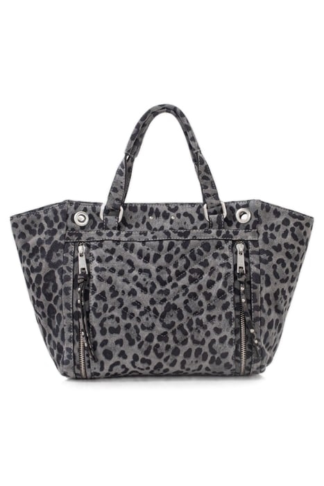 GREY LEOPARD MEDIUM 1440 TOTE BAG 1