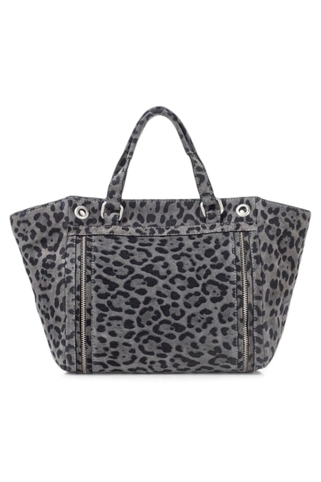 GREY LEOPARD MEDIUM 1440 TOTE BAG 2
