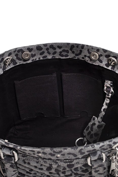 GREY LEOPARD MEDIUM 1440 TOTE BAG 6
