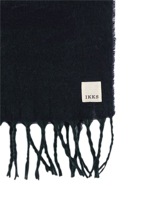 DUCK GREEN SLOGAN JACQUARD SCARF 4