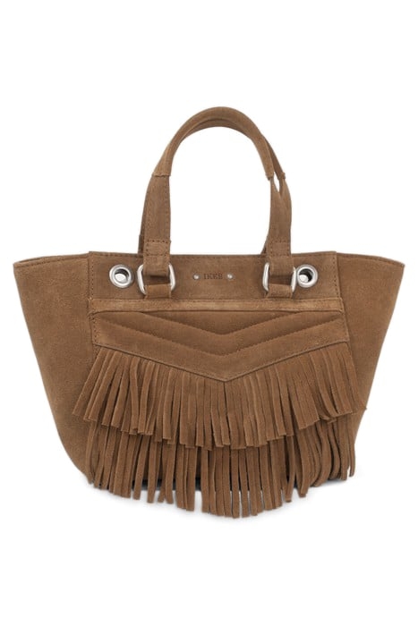 SAND SUEDE FRINGED SMALL 1440 BAG 1