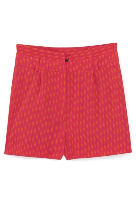 FUCHSIA PRINT SUIT SHORTS 4