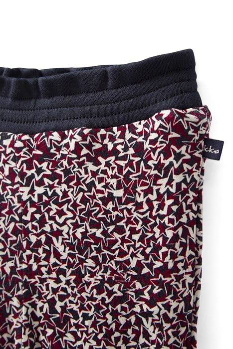 BABY GIRLS’ STAR PRINT/NAVY REVERSIBLE JOGGERS 4
