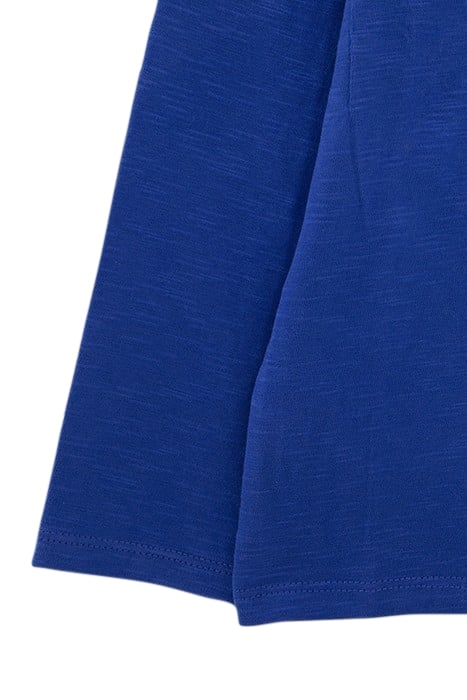 BOYS’ ELECTRIC BLUE BULLDOG IMAGE ORGANIC COTTON T-SHIRT 4