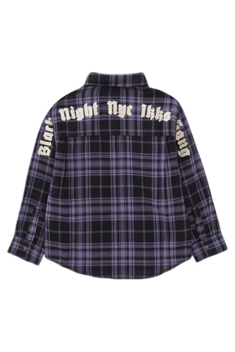 BOYS’ PURPLE CHECK MIX SHIRT 2