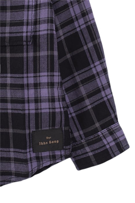 BOYS’ PURPLE CHECK MIX SHIRT 5