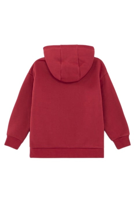BOYS’ DARK RED HOODIE WITH XL EMBROIDERY 2