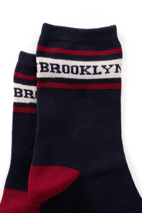 BOYS’ NAVY/WHITE/GREY SOCKS 5