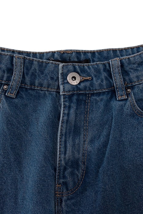 GIRLS’ LIGHT BLUE ORGANIC COTTON 7/8 MOM JEANS 3