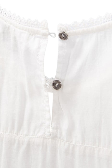GIRLS’ OFF-WHITE BLOUSE WITH LACE DICKEY 6