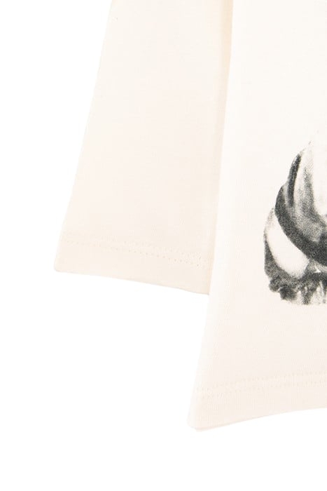 BABY BOYS’ ECRU DOG IMAGE ORGANIC COTTON T-SHIRT 5