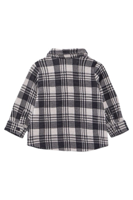 BABY BOYS’ CHECK SHIRT WITH DETACHABLE HOOD 2