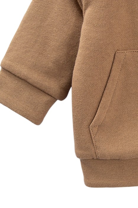 BABY BOYS’ CAMEL/GREY PRINT REVERSIBLE CARDIGAN 5