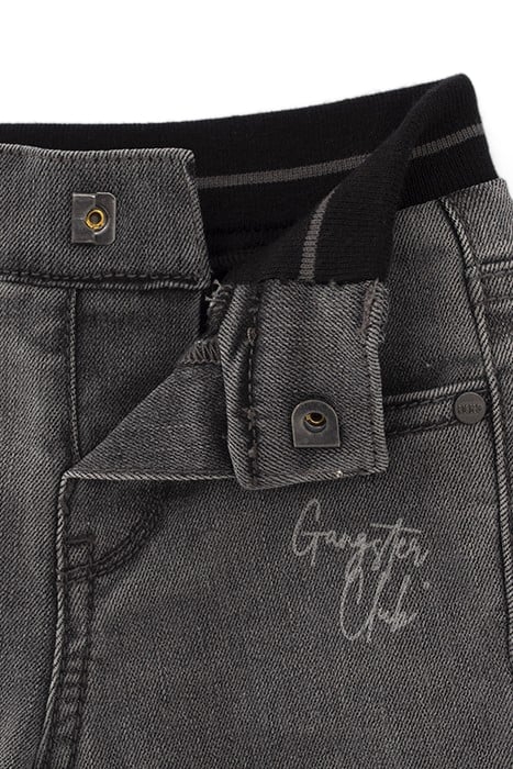 BABY BOYS’ GREY JEANS WITH PRINTS AND EMBOSSED IMAGES 4