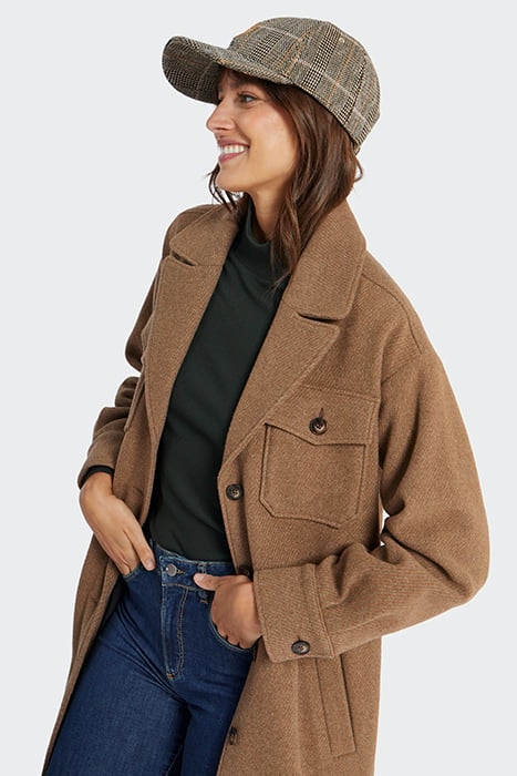 FAWN OVERSHIRT-STYLE LONG COAT 3