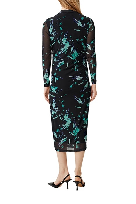 COMMA DRESSES GREY/BLACK 2