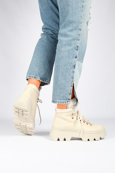 BLACKSTONE - SAGA - AL405 ALMOND MILK - LACE-UPS 5