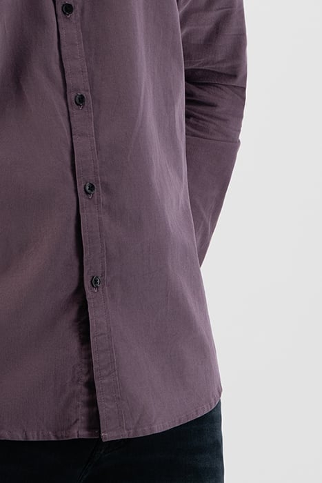 BUTTON DOWN SHIRT BABYCORD MAUVE 4
