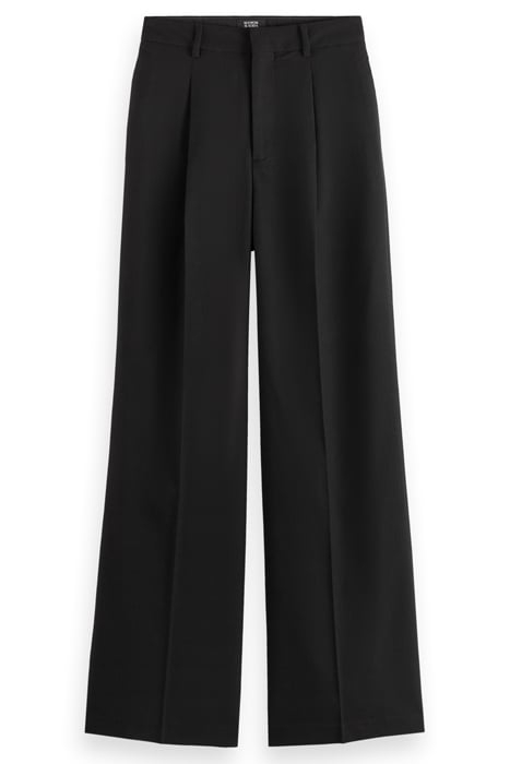 ROSE - PLEATED HIGH RISE WIDE LEG PANT EVENING BLACK 3