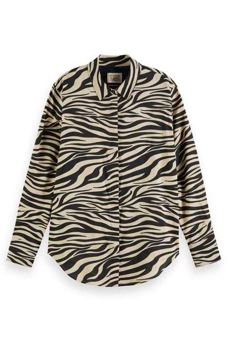 RELAXED FIT SHIRT WITH ANIMAL PRINT TIGER 1
