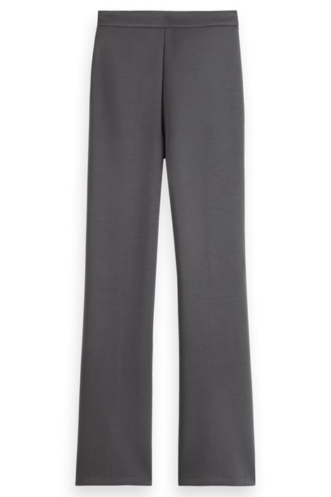TAILORED SPLIT HEM FLARE SWEATPANT DARK GREY 5