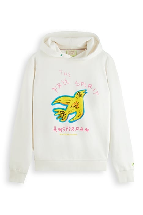 FREE SPIRIT ARTWORK HOODIE SWAN 3