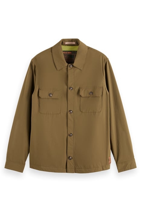 NYLON BLEND OVERSHIRT ALGAE 1