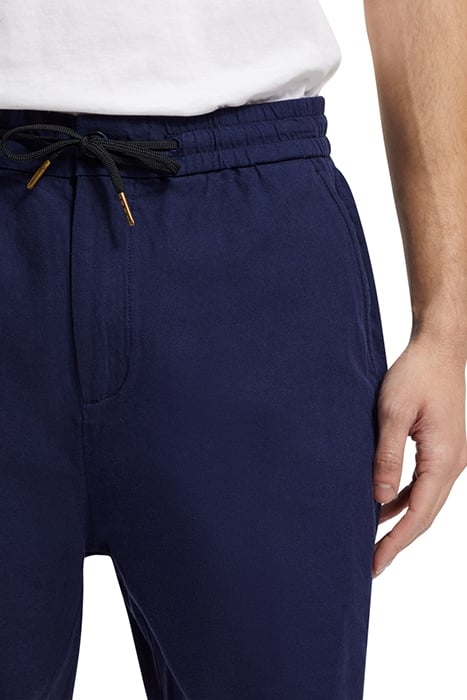 FAVE- COTTON/LINEN TWILL BERMU NAVY 6