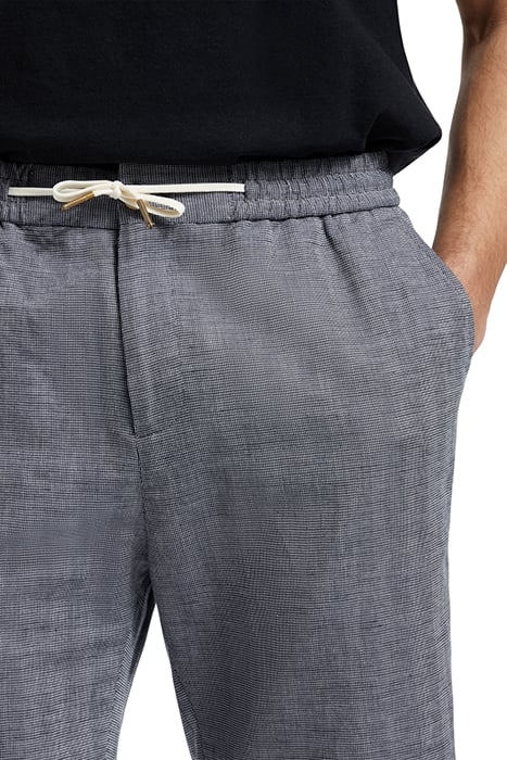 FAVE - BERMUDA SHORTS NAVY HERRINGBONE 6