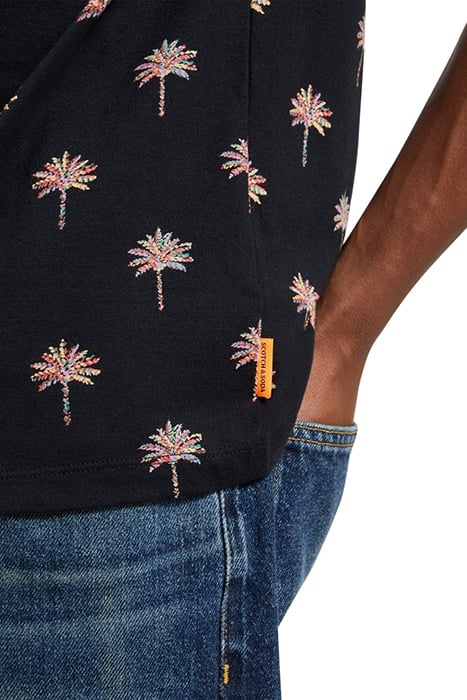 MINI AOP T-SHIRT BLACK 6