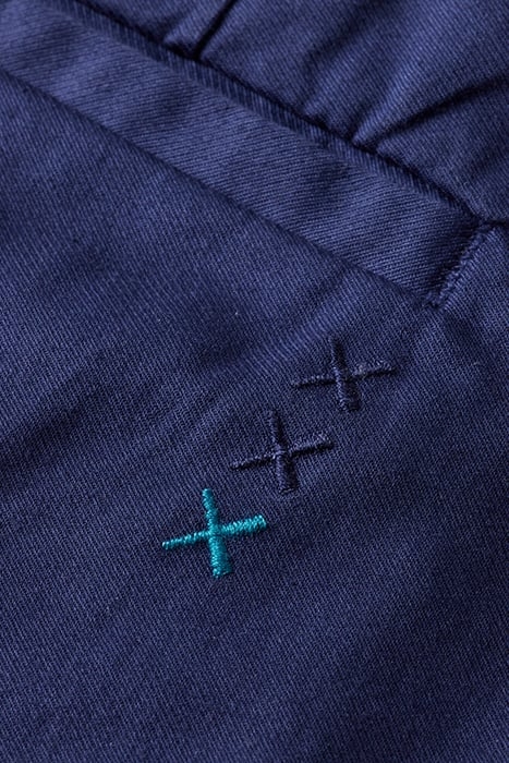 STUART- GARMENT-DYED PIMA COTT NAVY 3