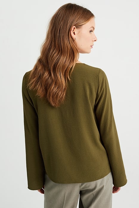 BLOUSE DARK GREEN 2
