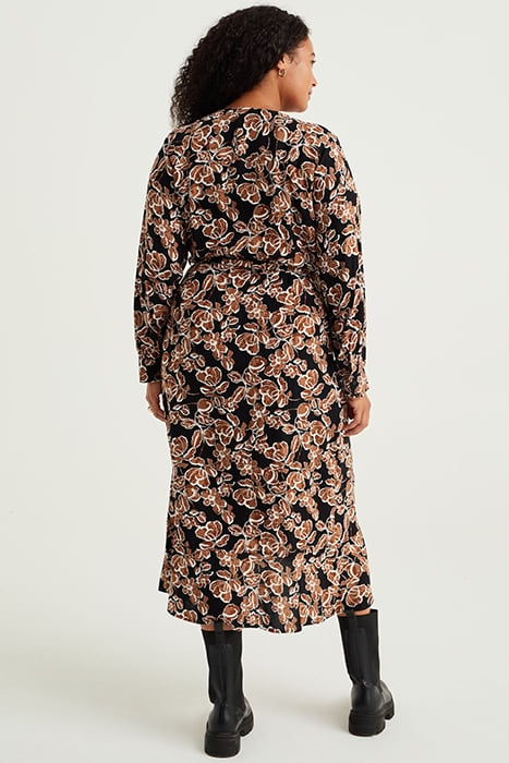 DRESS MID LENGTH BLACK 2