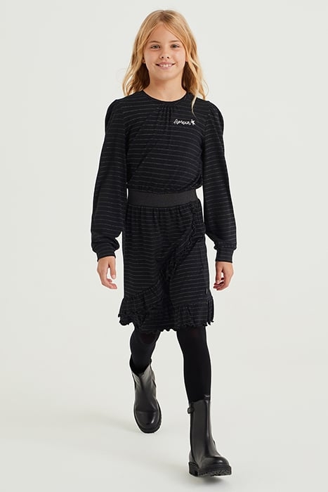 DRESS MID LENGTH BLACK 2