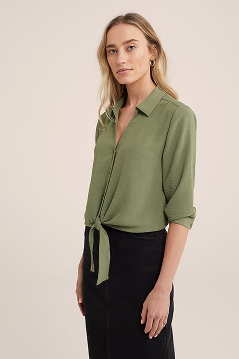 BLOUSE OLIVE GREEN 4