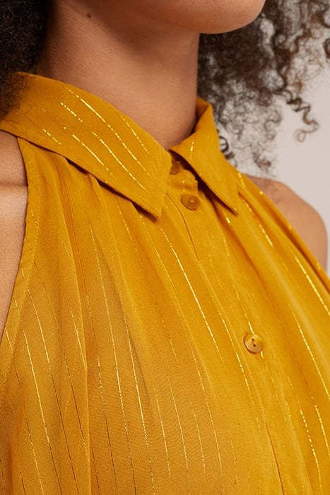 DRESS MID LENGTH MUSTARD YELLOW 6