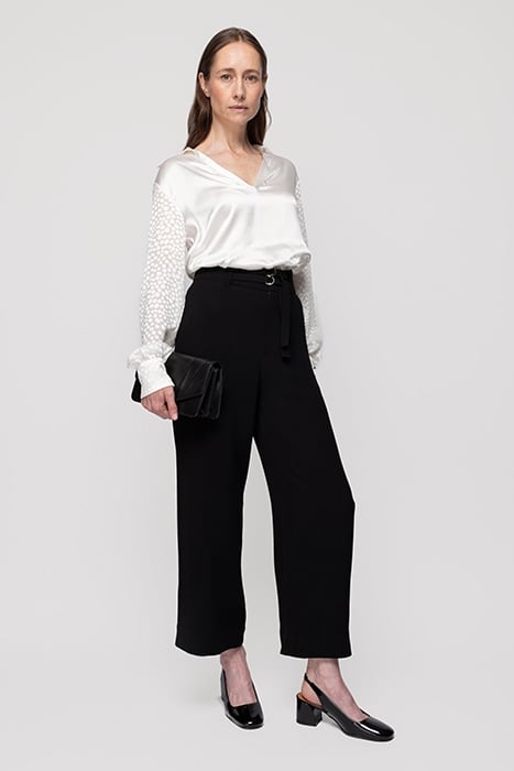 DOUBLE BELTED PANT BLACK 5