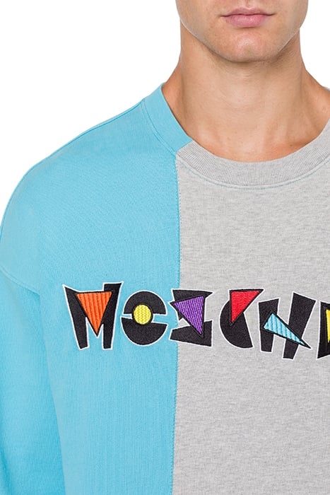 GEOMETRIC LOGO COLOR BLOCK SWEATSHIRT MULTICOLOR 4