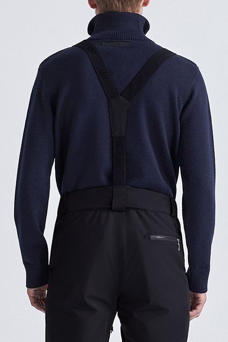 NAVY KNIT IKKS X DUVILLARD ZIP-NECK SWEATER NAVY 2