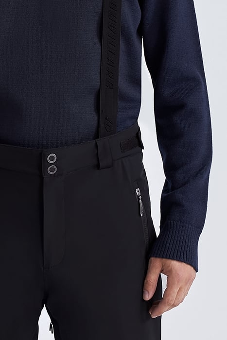 BLACK IKKS X DUVILLARD SKI TROUSERS & BRACES BLACK 4